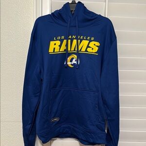 NFL Los Angeles Rams Blue and Yellow Hoodie